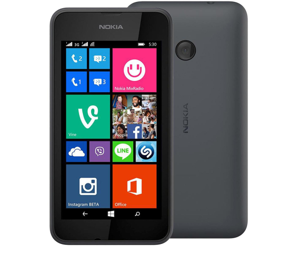 Nokia Lumia 530 Dual Sim szary - 208206 - zdjęcie